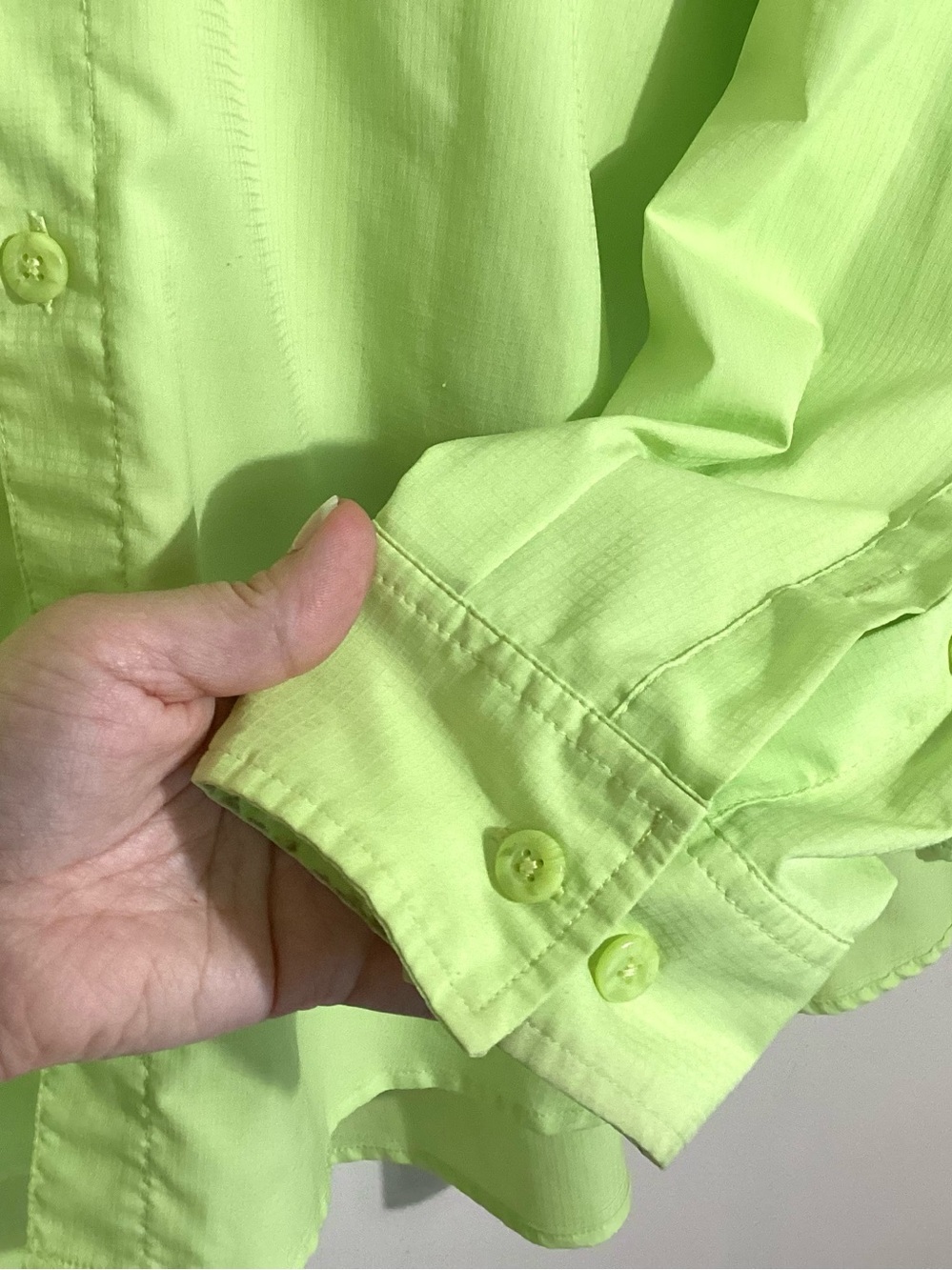 Columbia Omni-Shade Sun Protection Neon Shirt Mens XXL - Picture 9 of 12